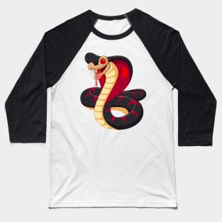 Cobra snake Baseball T-Shirt